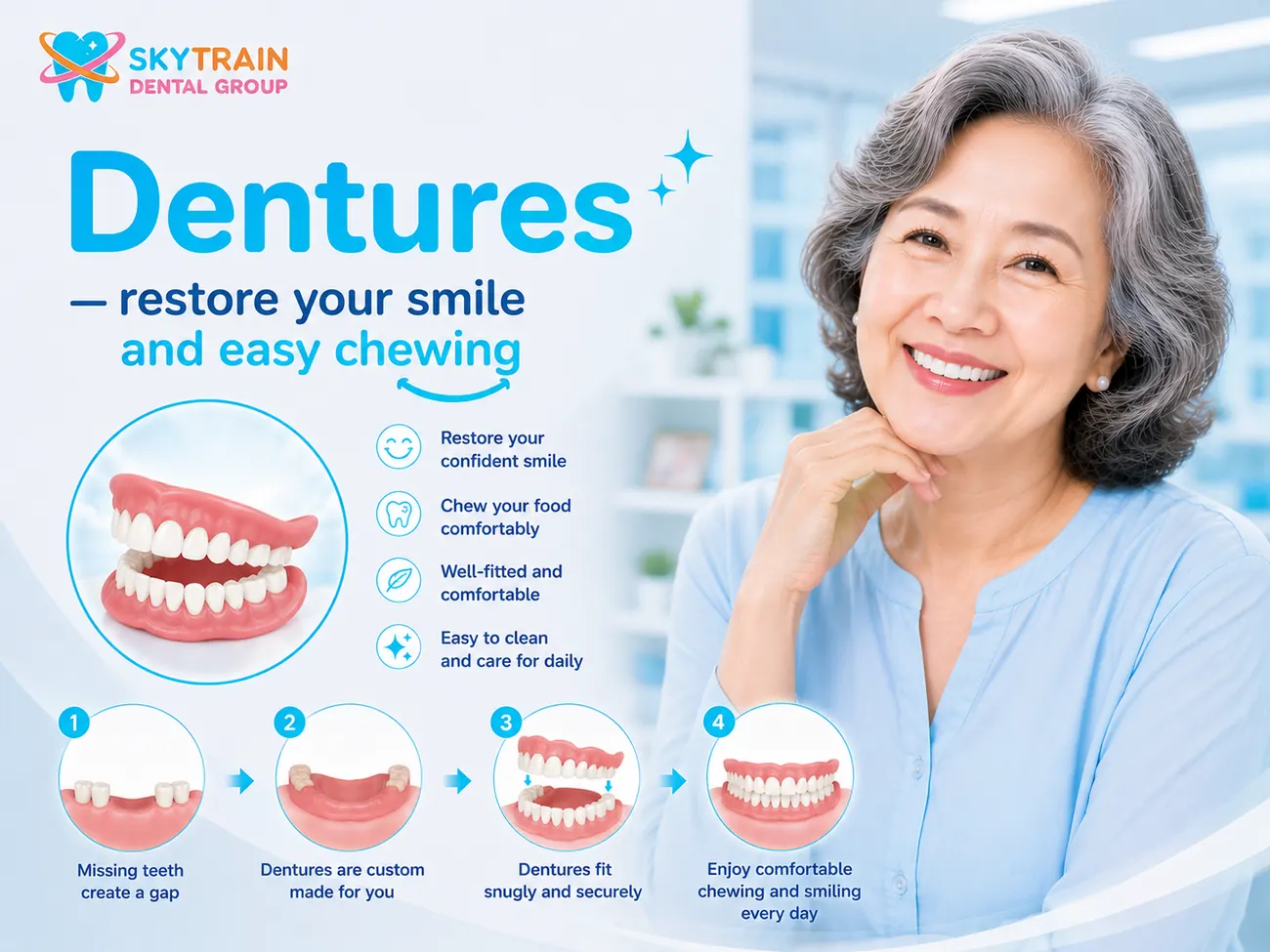 Dentures สกายเทรน เด็นทัล