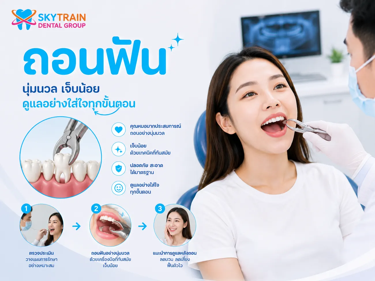 ถอนฟัน สกายเทรน เด็นทัล