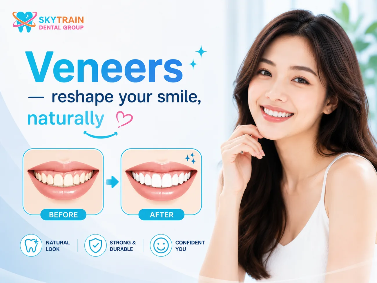 Veneers สกายเทรน เด็นทัล